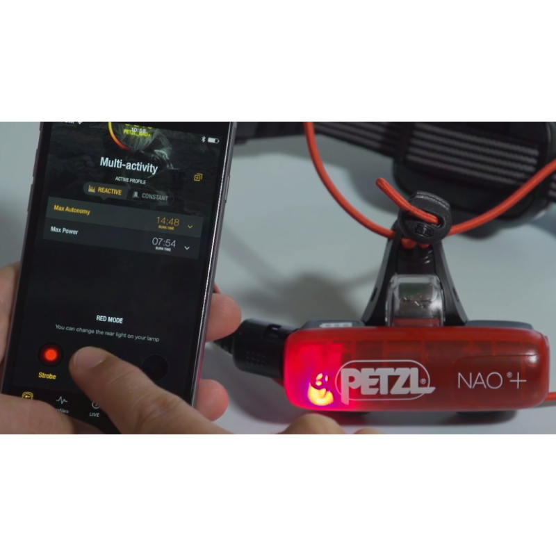 Petzl Nao + - ny smart pannlampa med app bluetooth styrning Petzl Nao + - ny smart pannlampa med app bluetooth styrning
