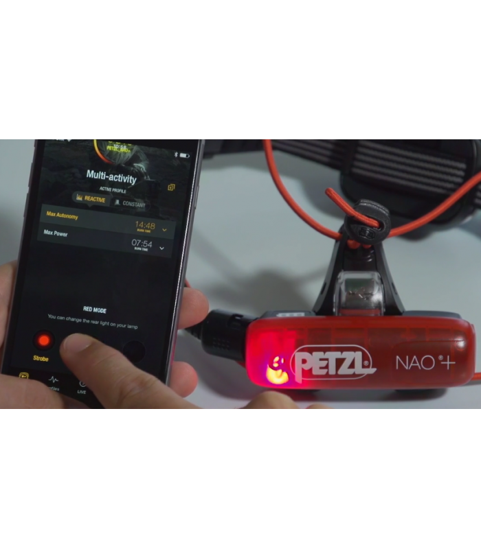 Petzl NAO+ kompakt pannlampa med bluetooth funktion Petzl NAO+ kompakt pannlampa med bluetooth funktion