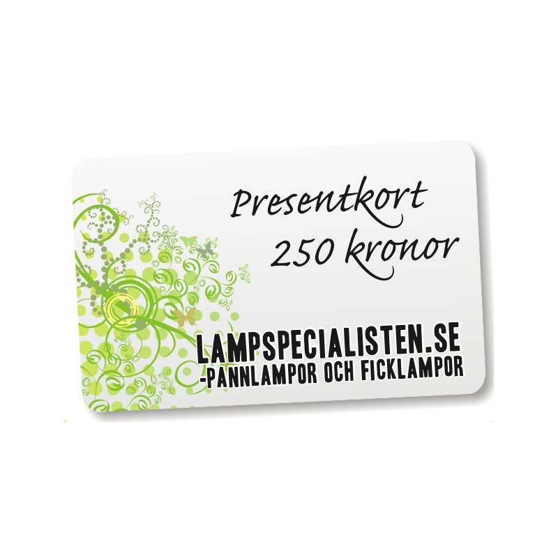 Presentkort 250 kr
