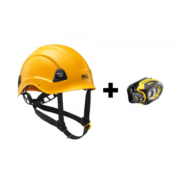 Petzl hjälm+lampa Petzl hjälm+lampa