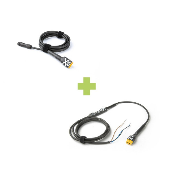LEDX Skyddskabel XT60 + förläningningskabel XT60 LEDX Skyddskabel XT60 + förläningningskabel XT60
