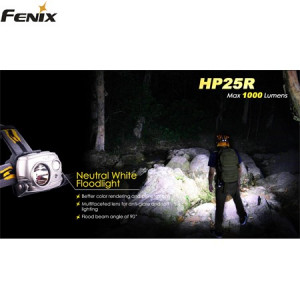 FENIX PANNLAMPA HP25R 1000 LUMEN FENIX PANNLAMPA HP25R 1000 LUMEN