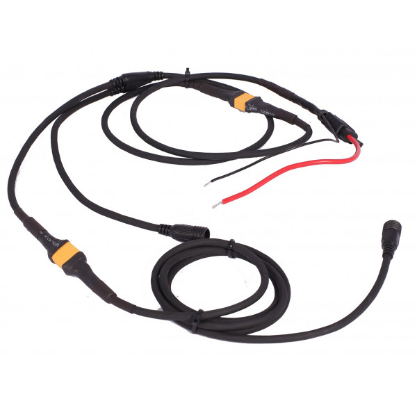 M Tiger Sport 12V-kabel med vurpkontakt för två SuperionM M Tiger Sport 12V-kabel med vurpkontakt för två SuperionM