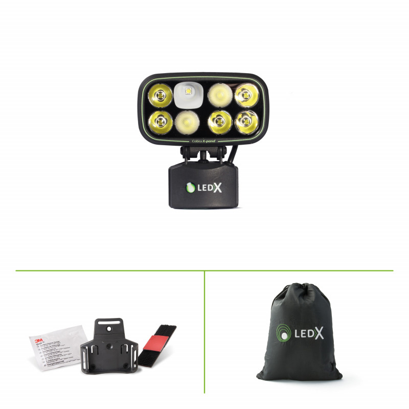 Hjälmlampa LEDX Cobra 6500 (utan batteri)