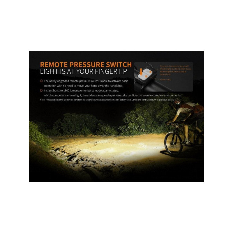 FENIX CYKELLAMPA BC30R 1600 LUMEN