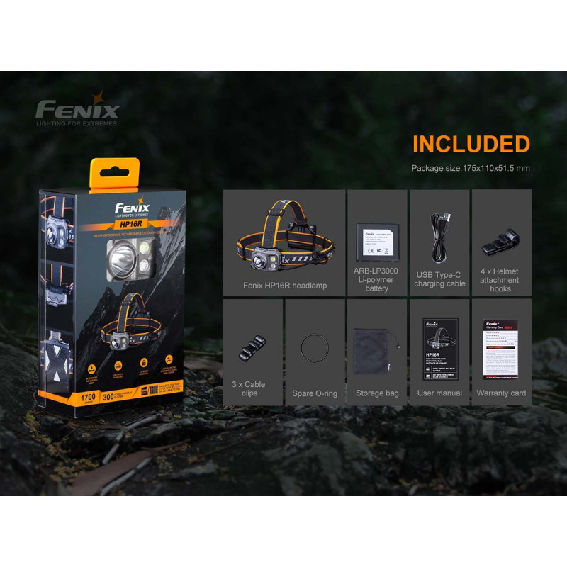 FENIX Pannlampa HP16R FENIX Pannlampa HP16R