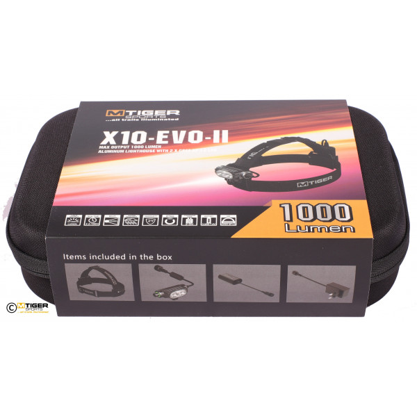 M Tiger Sports X10-EVO-II förpackningen M Tiger Sports X10-EVO-II förpackningen