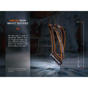 tål fall på 2 meter